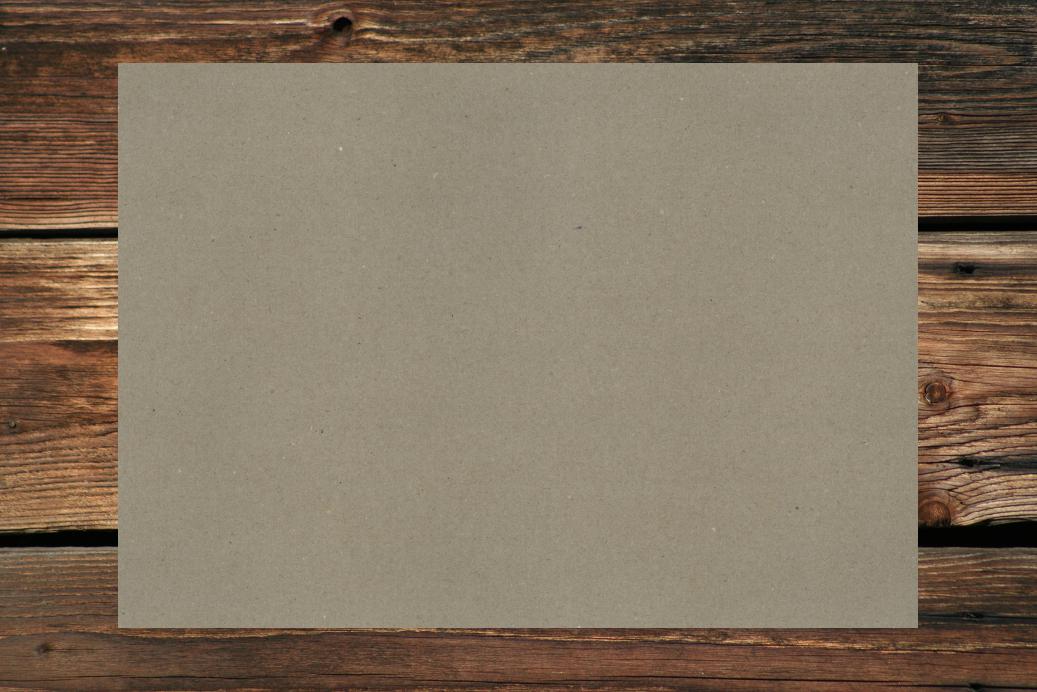 Einzelkarten 148x210 mm (A5) Recycling Kraft Naturgrau 290 g/qm